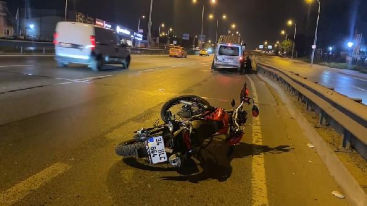 Kartal'da trafik kazası: Motosiklet sürücüsü yaşamını yitirdi