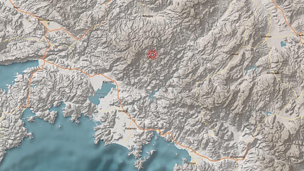 Muğla'da 3.5 büyüklüğünde deprem