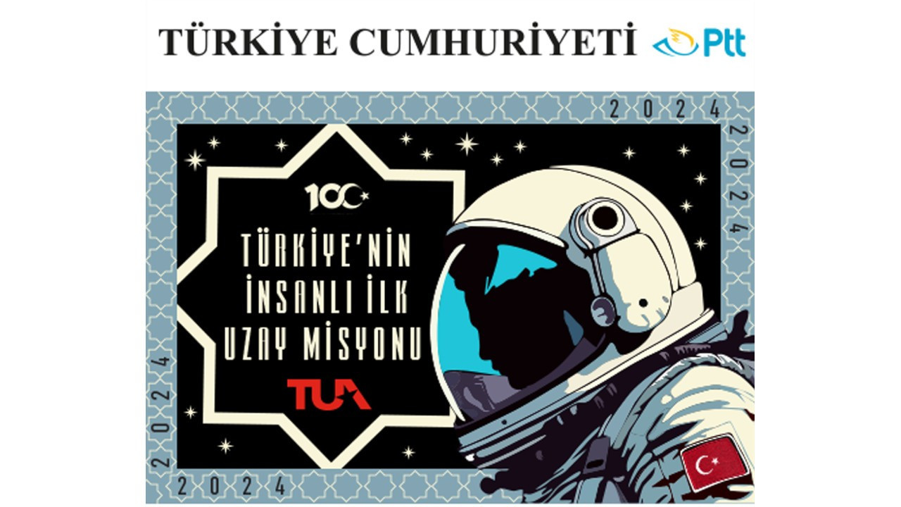 Türkiye uzaya önce posta pulunda çıktı