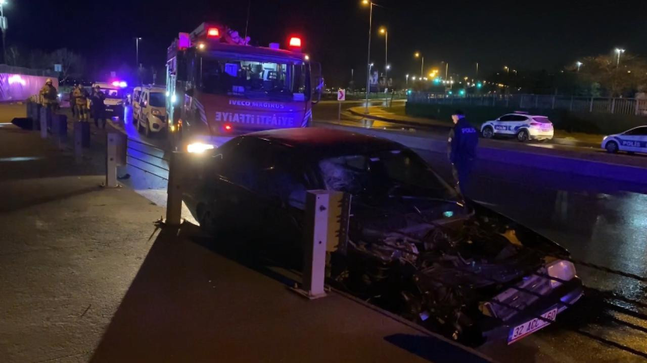 Pendik'te trafik kazası: 1'i ağır 4 yaralı