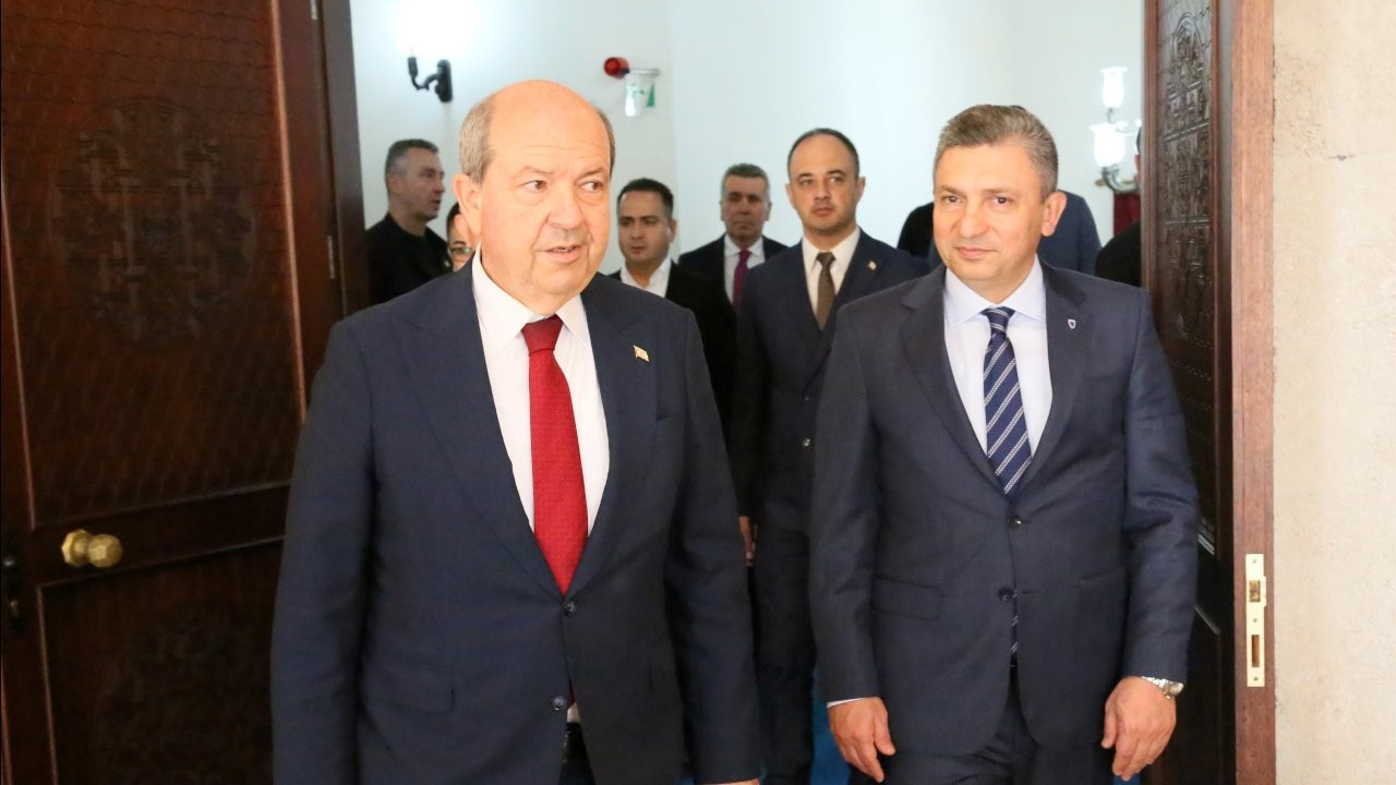 KKTC Cumhurbaşkanı Tatar, Antalya Valiliği'ni ziyaret etti