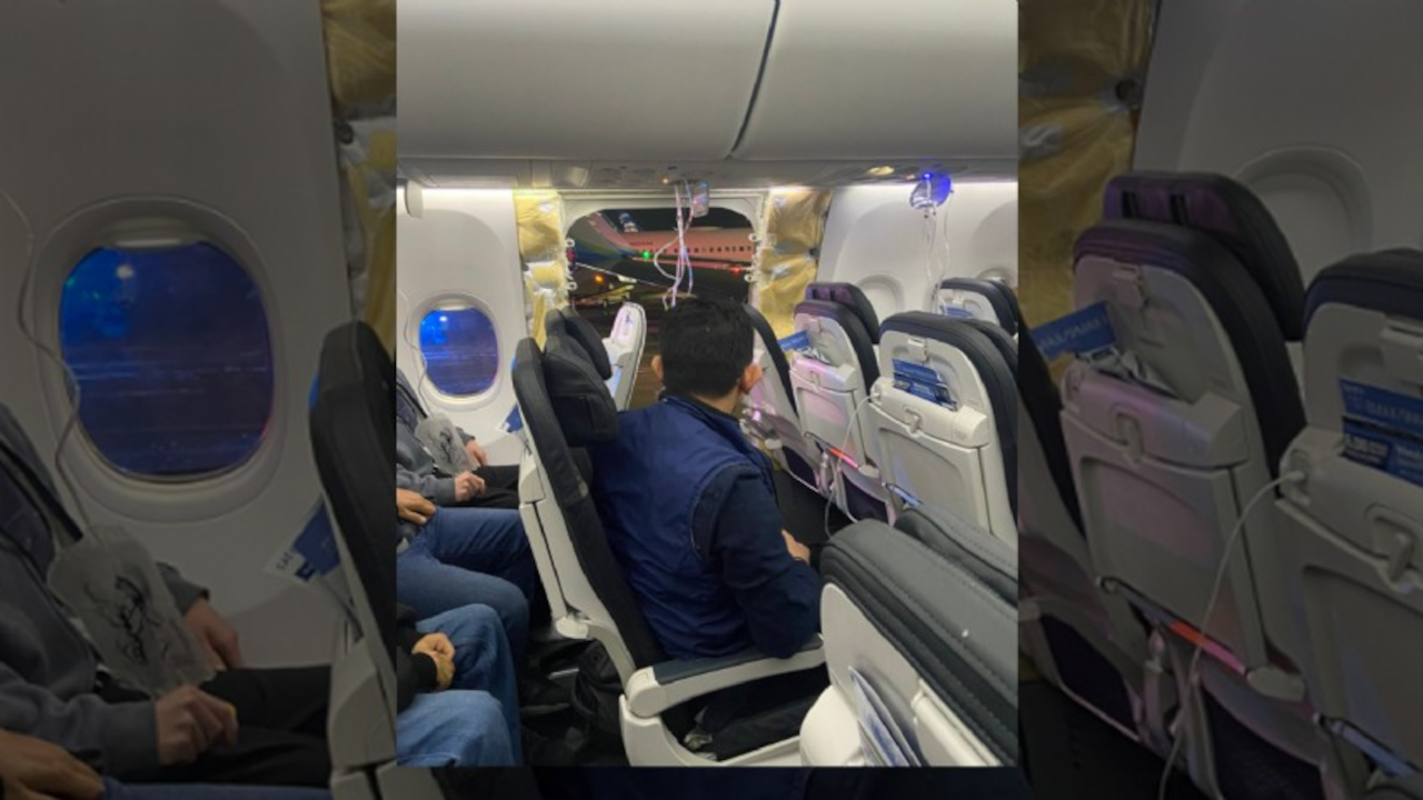 ABD'de havadayken penceresi kopan yolcu uçağı acil iniş yaptı