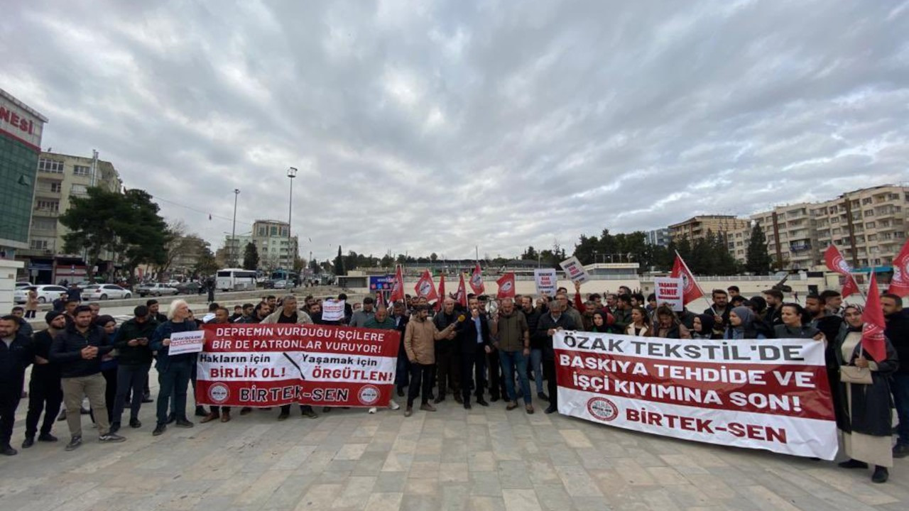 Özak işçileri direnişin 42. günde Rabia Meydanı’ndan seslendi: Bu zulme karşı harekete geçin