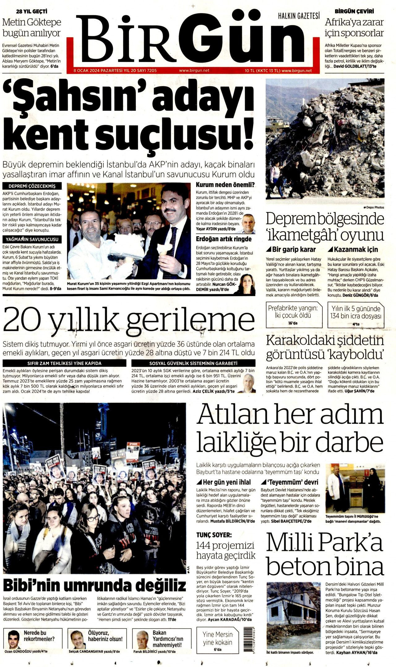 6 gazetede aynı manşet: Murat Kurum'un adaylığını kim, nasıl gördü? - Sayfa 4