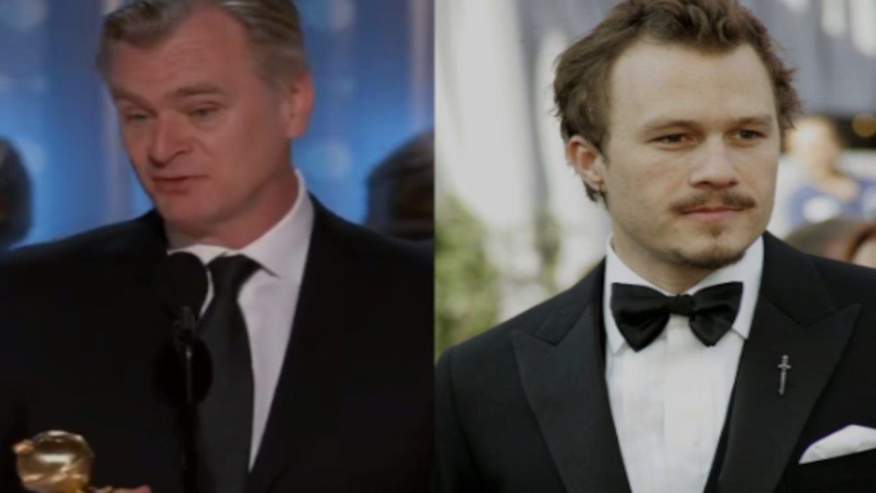 Christopher Nolan Altın Küre ödülünü alırken Heath Ledger’ı andı