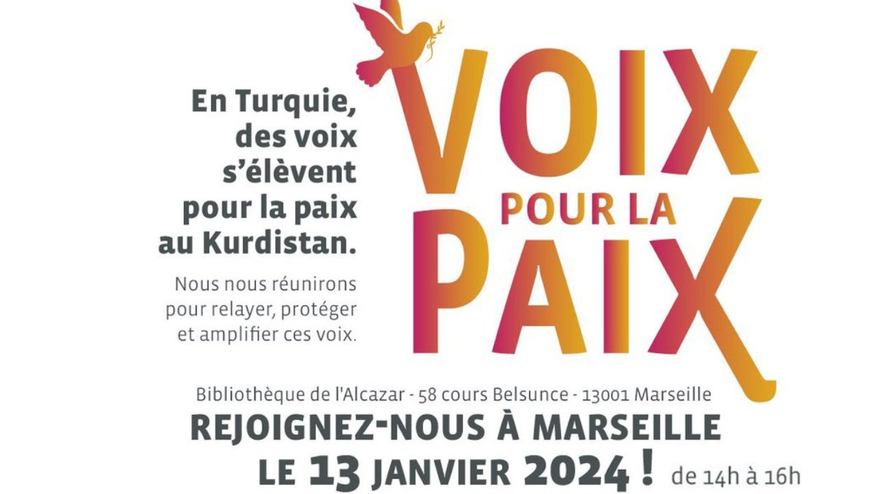 Marsilya’da ‘Barışın Sesi’ çağrısı: 121 sanatçı imzaladı