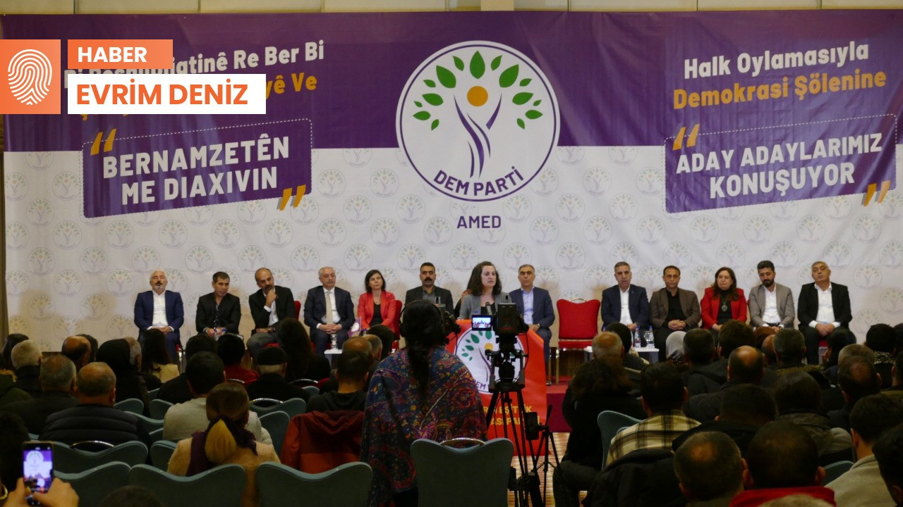 Diyarbakır'da DEM Partili aday adayları kendilerini tanıttı