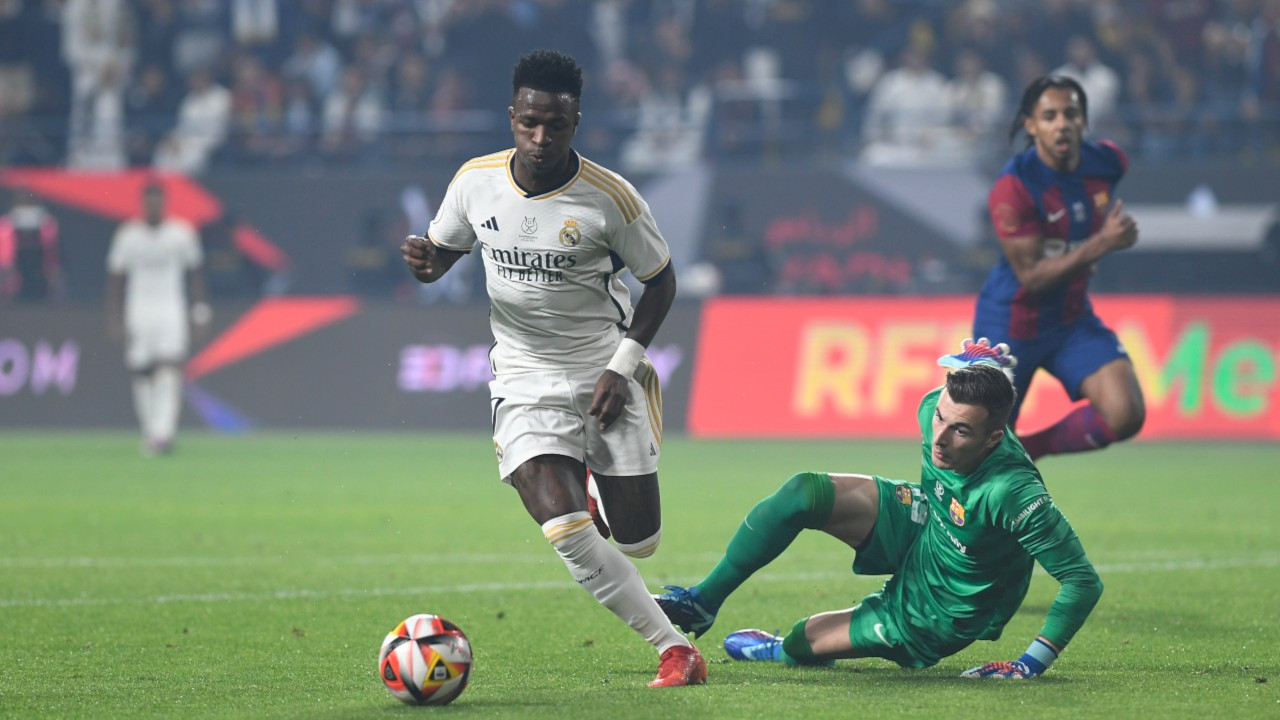 Vinicius 3 attı 1 attırdı; Süper Kupa 4 golle Real Madrid'in oldu