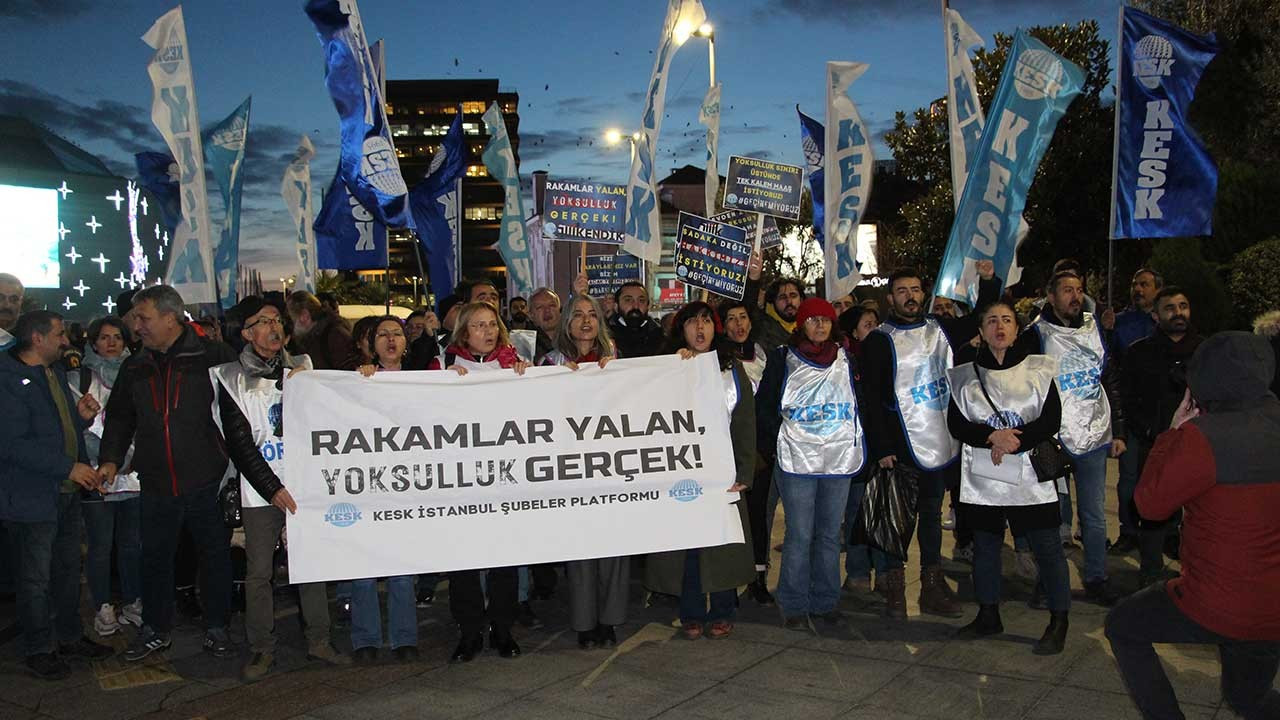 KESK İstanbul: 'TÜİK, emeği ile geçinenlerin maaş artışında patron konumuna geldi'