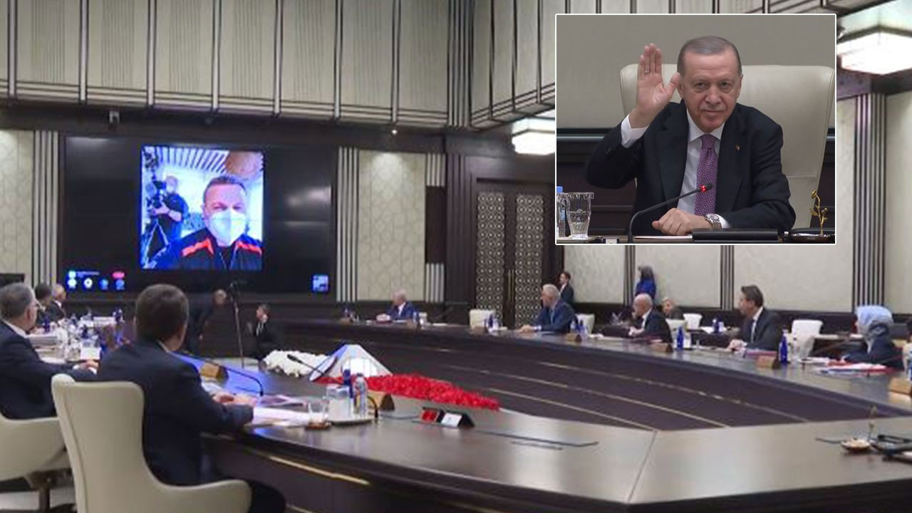 Erdoğan, ilk uzay yolcusu Gezeravcı ile görüştü