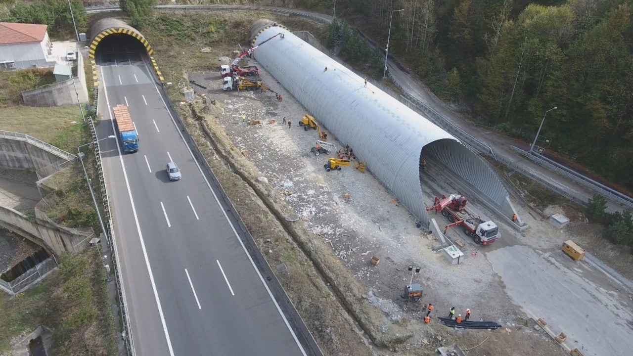 Bolu Dağı Tüneli'nin İstanbul yönü 60 metre uzatılacak