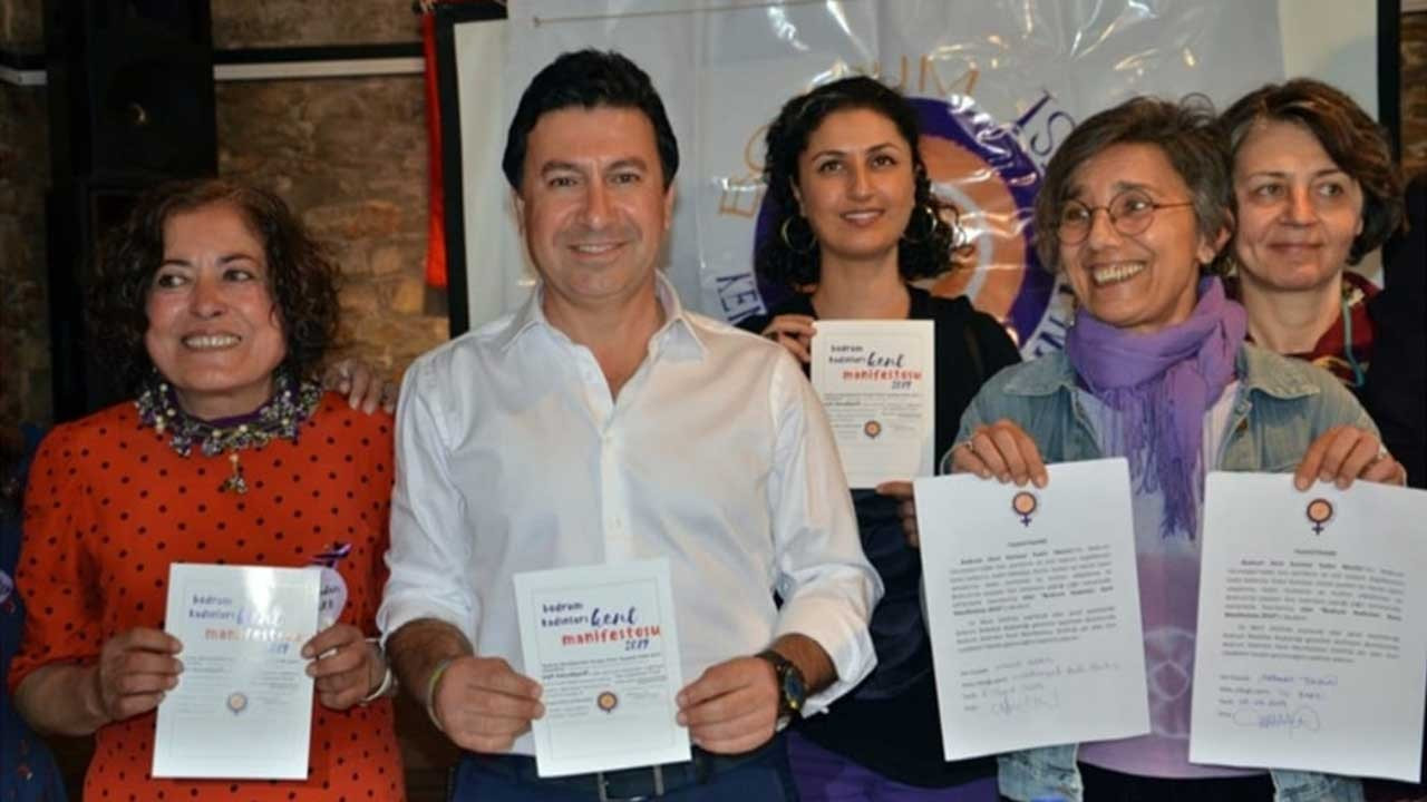 Bodrum Kadın Dayanışma Derneği'nden Ahmet Aras'a destek