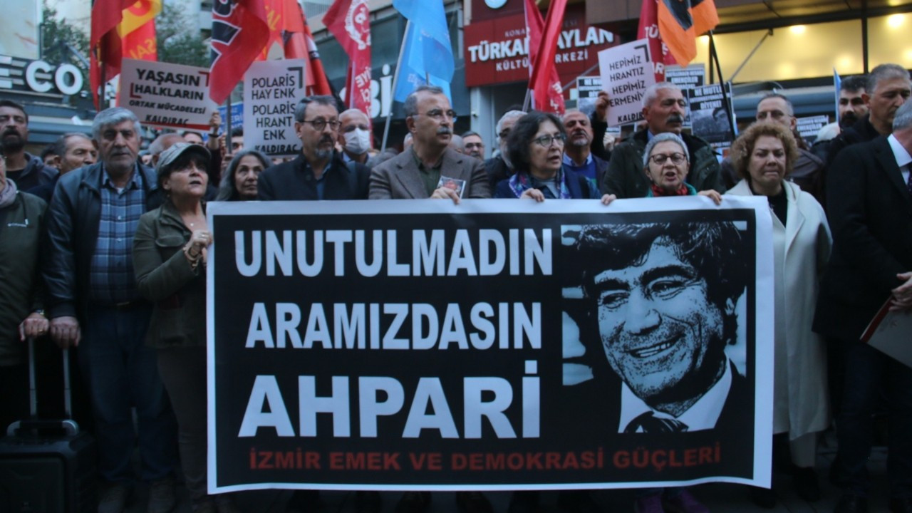 Hrant Dink katledilişinin 17’nci yılında İzmir’de anıldı