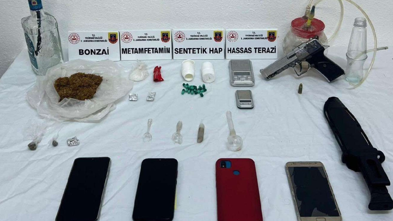 Tekirdağ'da uyuşturucu operasyonu: 7 tutuklama