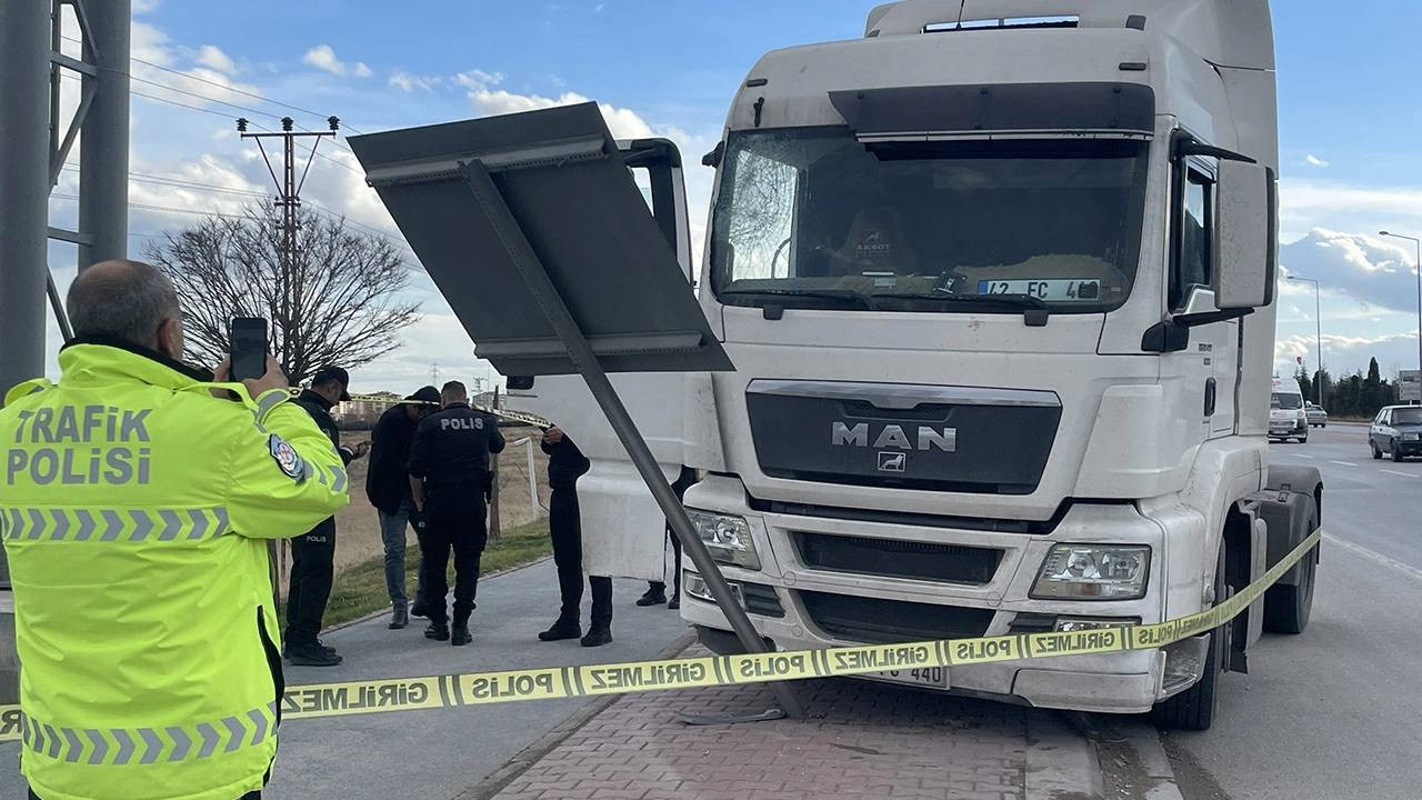 Konya'da çekici kazası can aldı