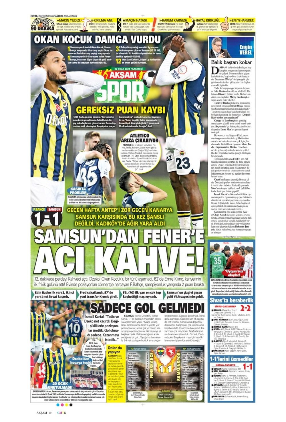 Günün spor manşetleri: 'Fener'e çelme, Galatasaray zirvede' - Sayfa 3