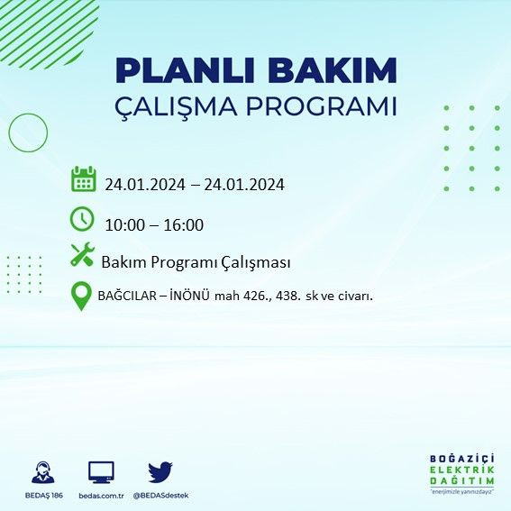 BEDAŞ paylaştı: İstanbul'da bugün elektrik kesintisi yaşanacak ilçeler - Sayfa 4