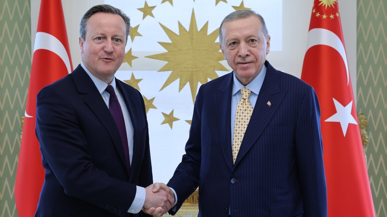 Cumhurbaşkanı Erdoğan, David Cameron ile bir araya geldi