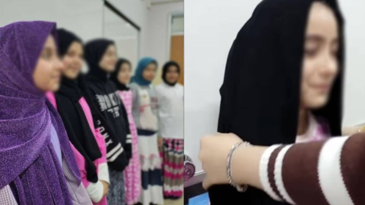 TÜGVA'dan okul etkinliği: Öğrencilere başörtüsü ve imam cübbesi