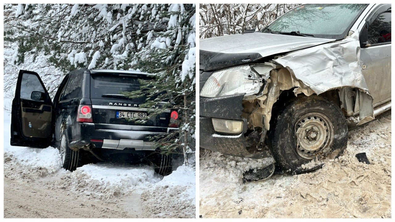 Kaza raporu hazırlarken kaza oldu: 2 yaralı