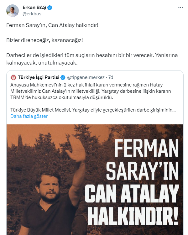 Siyasilerden Can Atalay'ın vekilliğinin düşürülmesine tepki: 'Halk iradesine darbe' - Sayfa 2