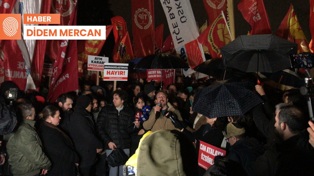 TİP ve CHP Can Atalay için sokakta: Bekir Bozdağ yuhalandı