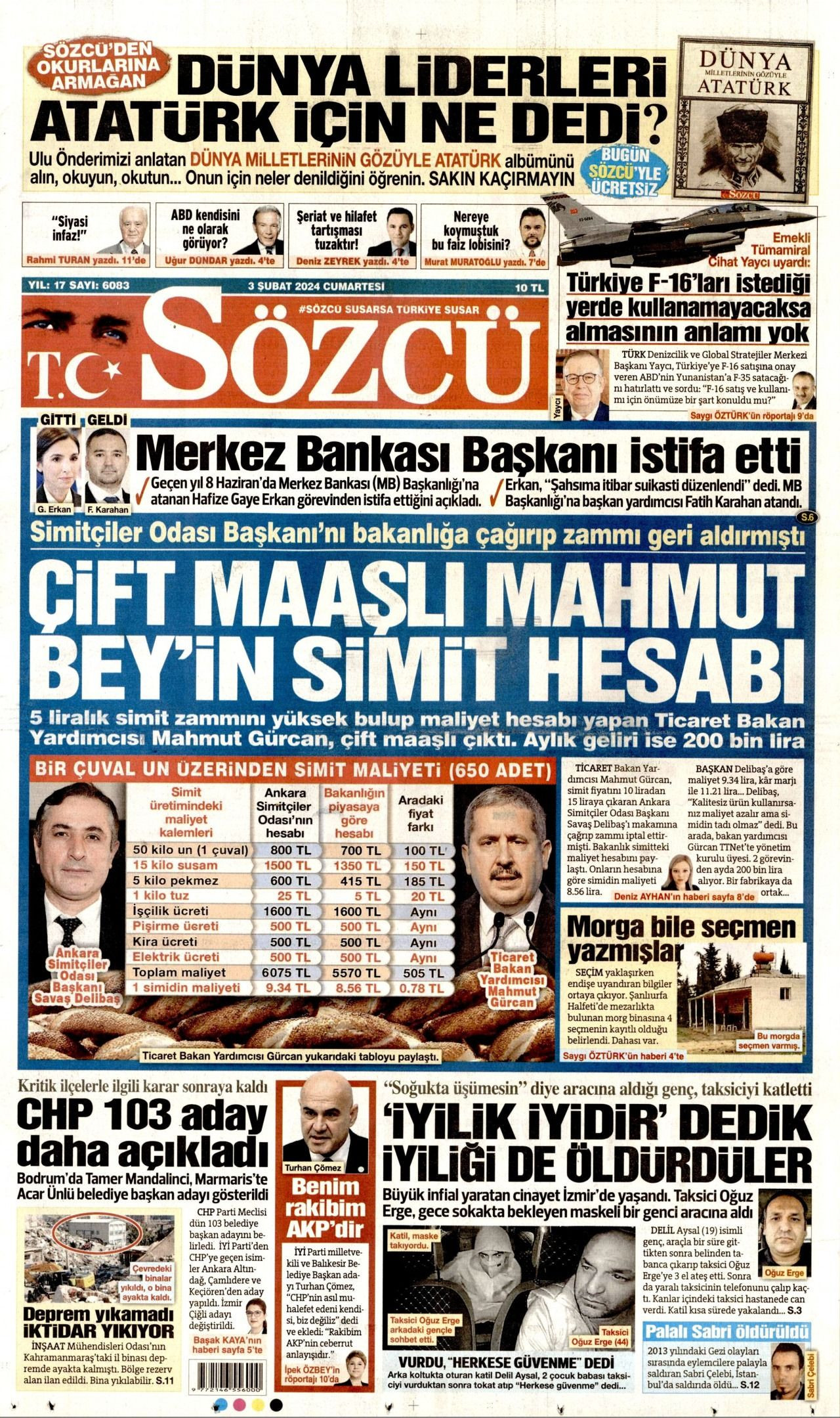 Günün gazeteleri Hafize Gaye Erkan'ın istifasını nasıl gördü: 'Faiz kaldı, kendi gitti' - Sayfa 4