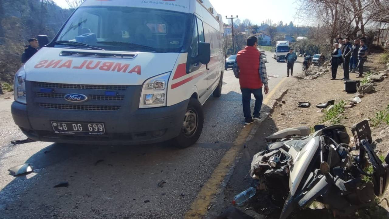 Muğla'da kaza: Motosikletin sürücüsü hayatını kaybetti