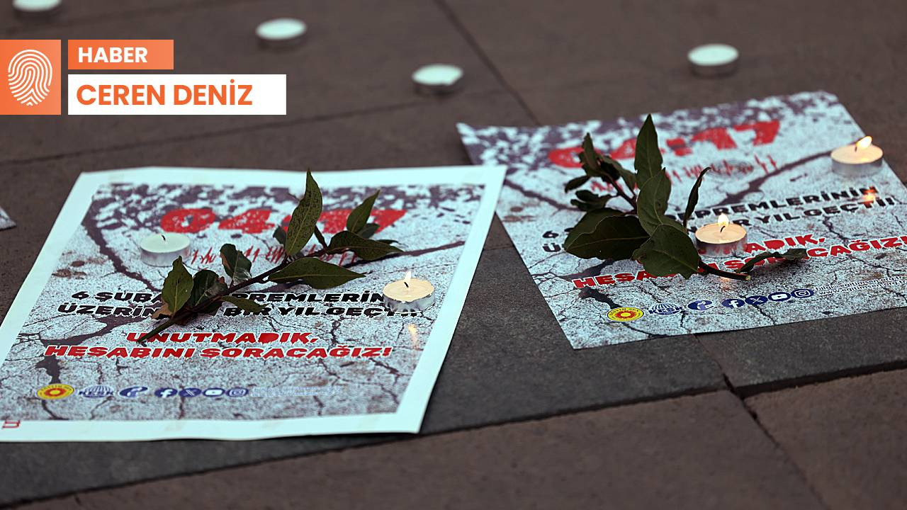 Antalya’da 6 Şubat mersin dalları ve mumlarla anıldı
