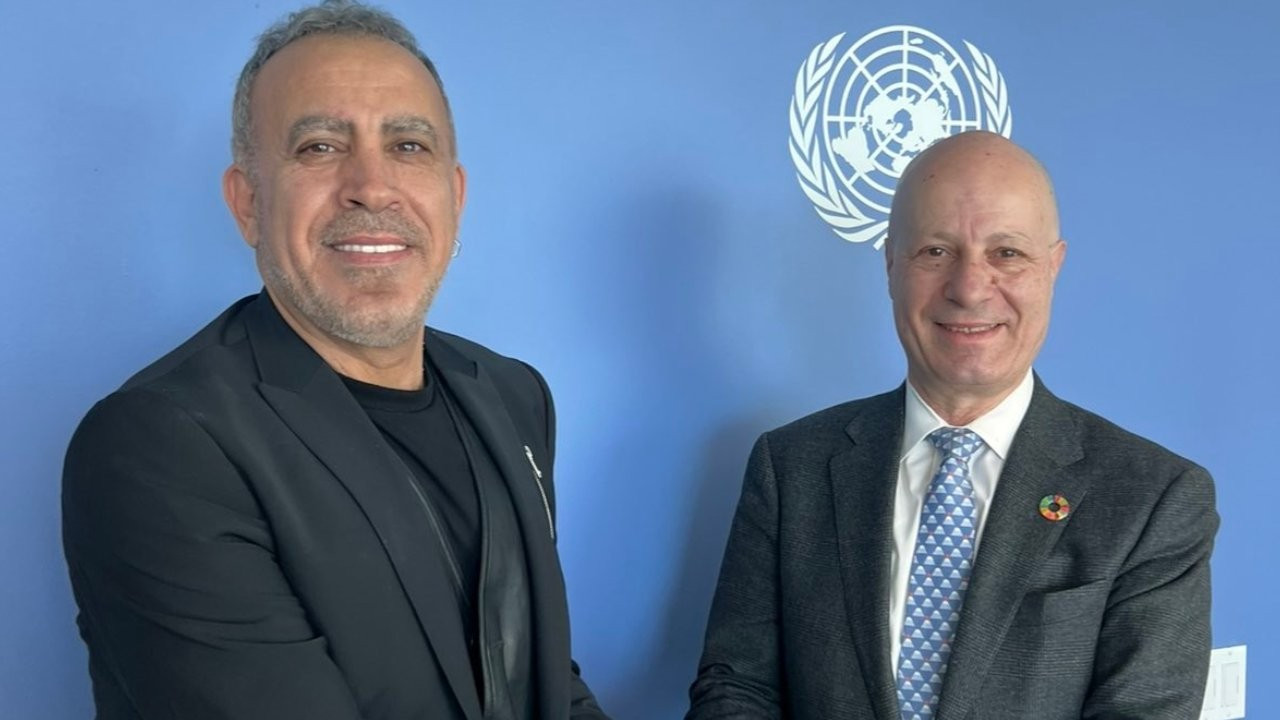 Haluk Levent, Gazze'ye yardım için BM'de