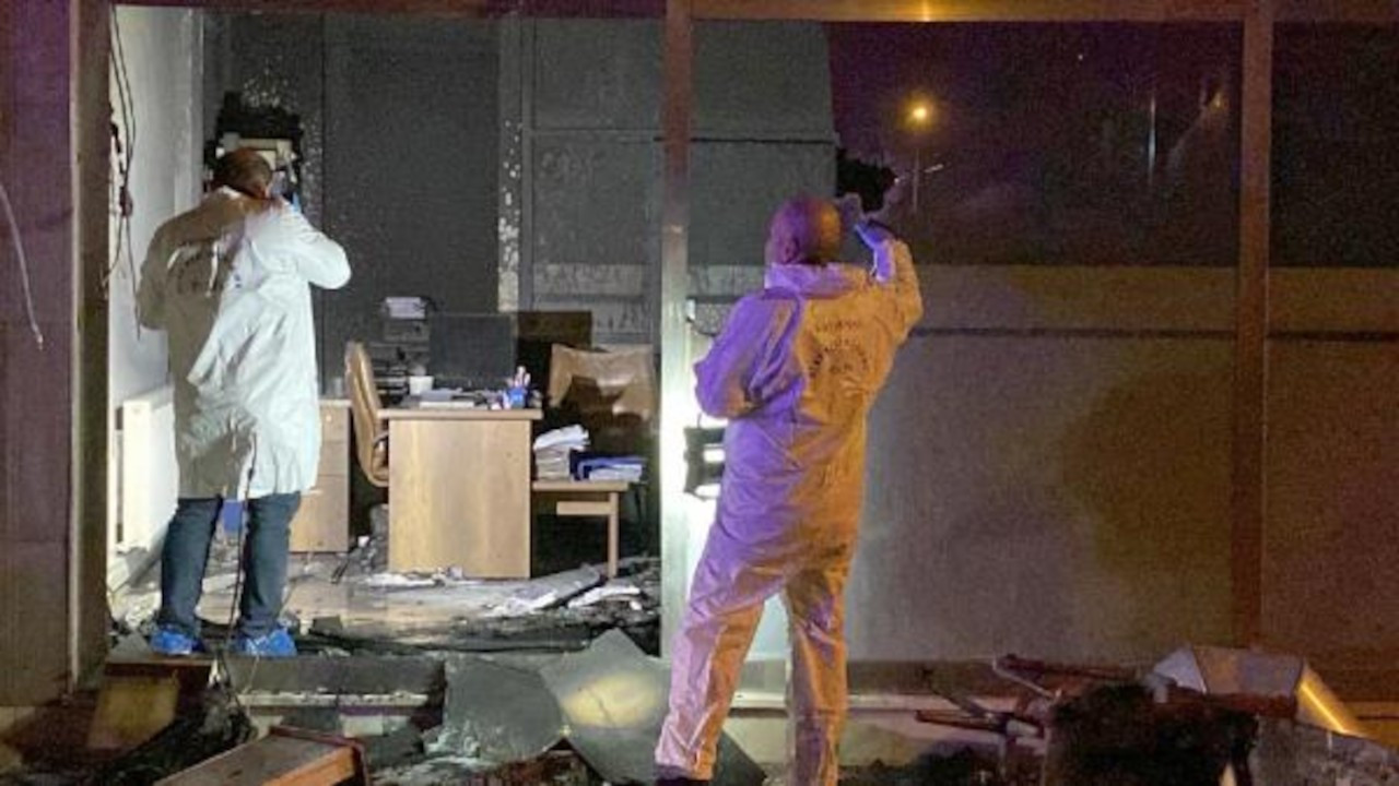 Kırklareli Belediyesi'nin binasına saldırı: Bir gözaltı
