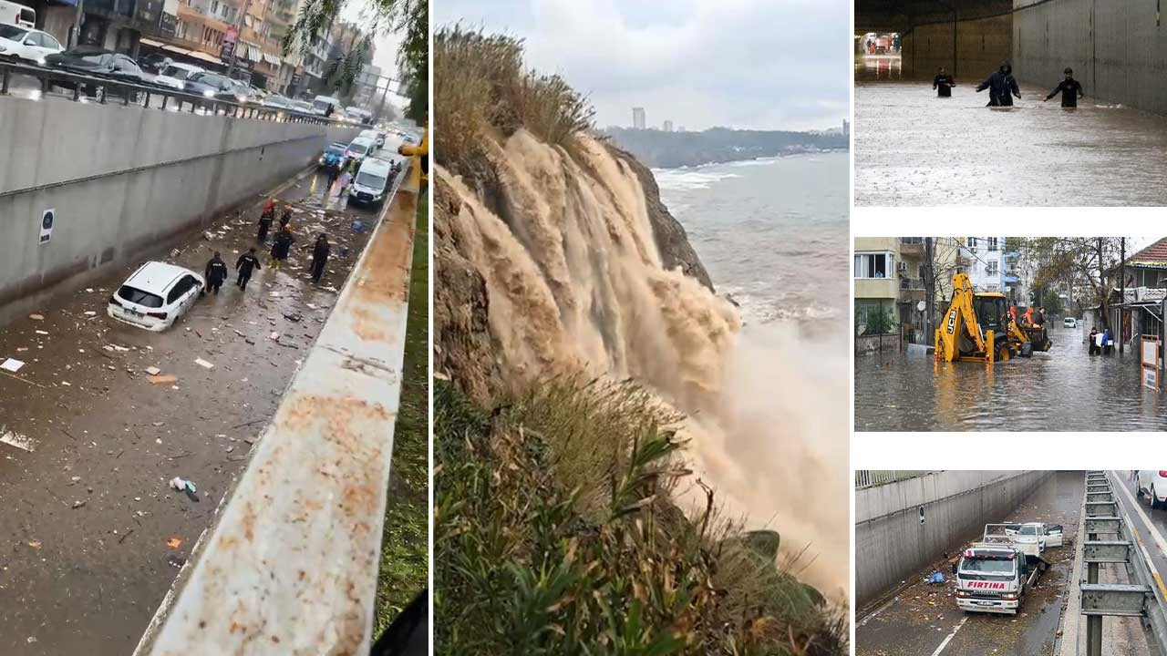 Antalya'da şiddetli yağış: 1 kişi hayatını kaybetti