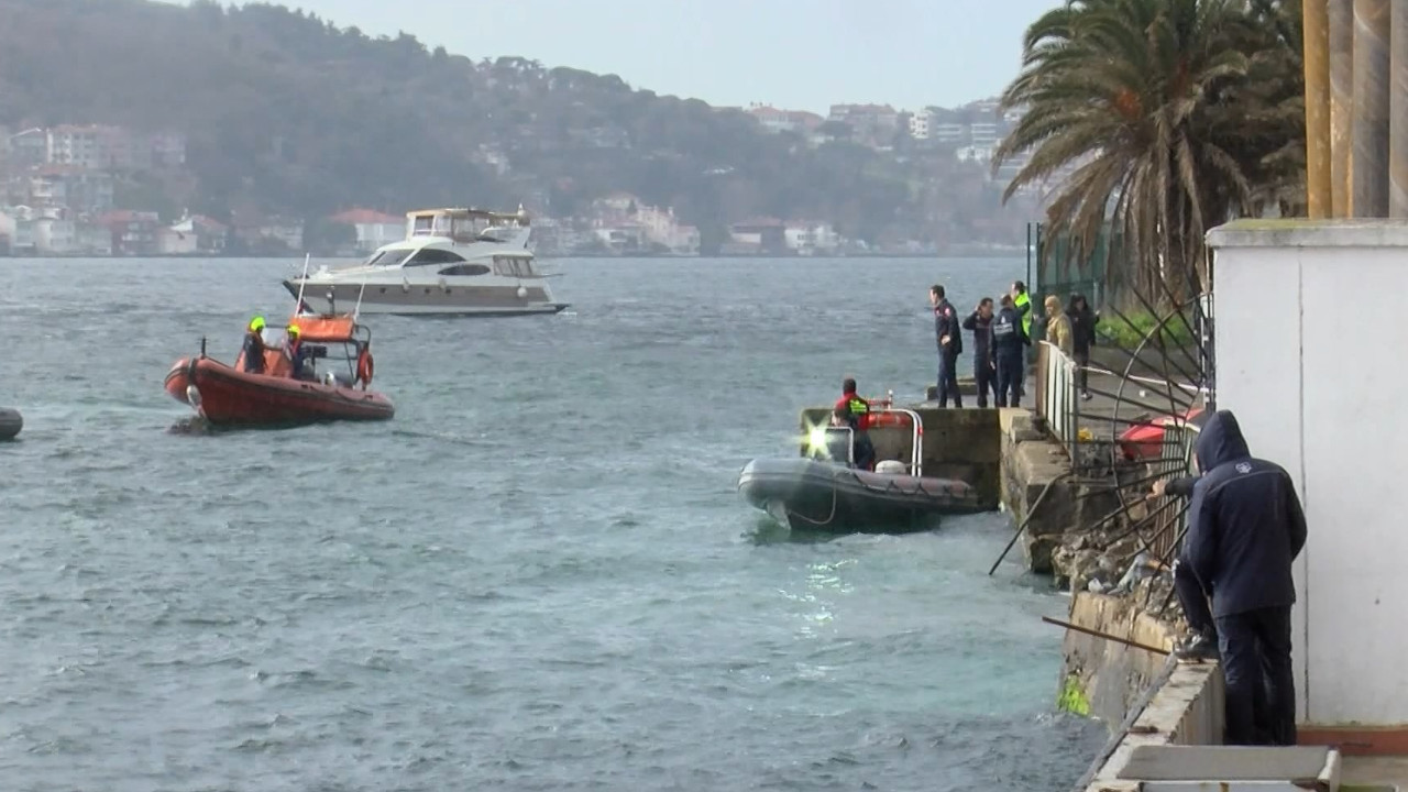 Ortaköy'de işçiler denize düştü: 1 ölü, 1 yaralı
