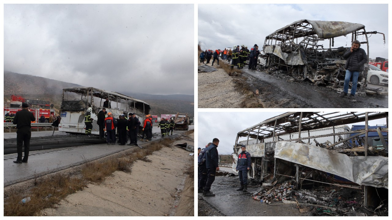 Çorum'da yolcu otobüsü kamyona çarptı:  2 kişi öldü, 5 kişi yaralandı