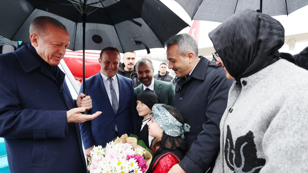 Cumhurbaşkanı Erdoğan memleketi Rize'de