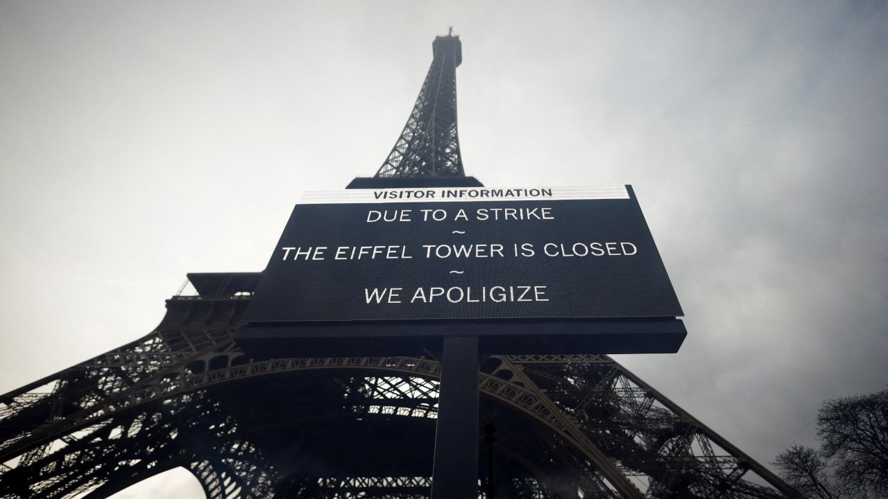 Eyfel Kulesi, 6 günlük grevin ardından ziyarete açıldı