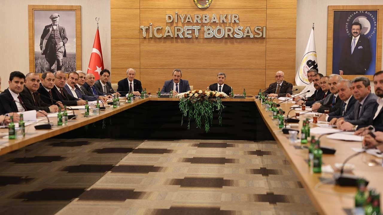 15 Ticaret Borsası Diyarbakır’da bir araya geldi