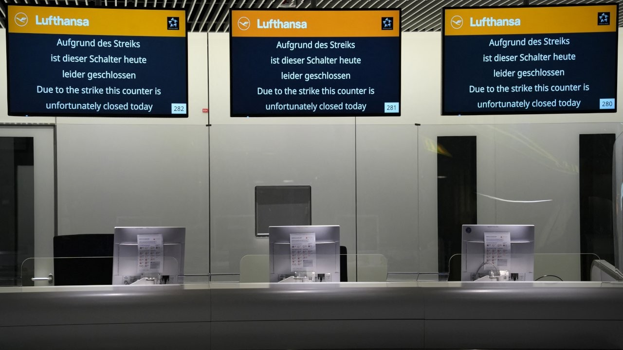 Lufthansa çalışanları grevde: 100 bin yolcu etkilendi