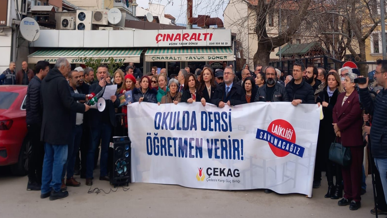 Bursa'da ÇEDES'e karşı açıklama: Amacımız, bunun önüne geçmek