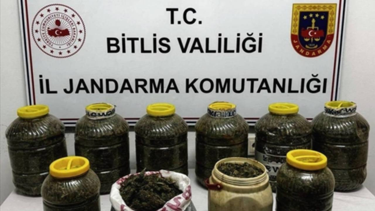 Bitlis'te operasyon: 11 kilo üzerinde uyuşturucu ele geçirildi