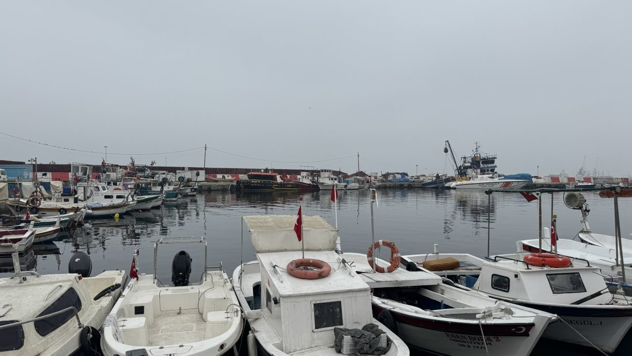 Tekirdağ'da balıkçılara sis engeli