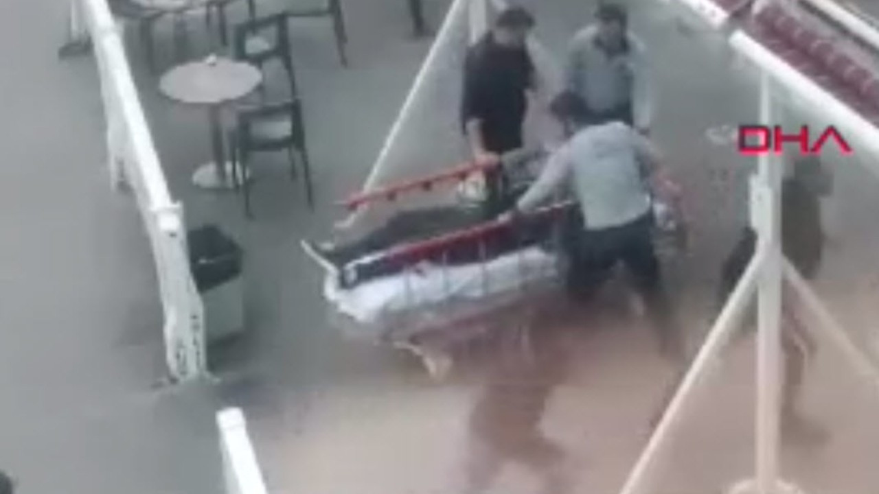 Denizli'de acil servis kafeteryasını taradılar: 2'si ağır 7 yaralı