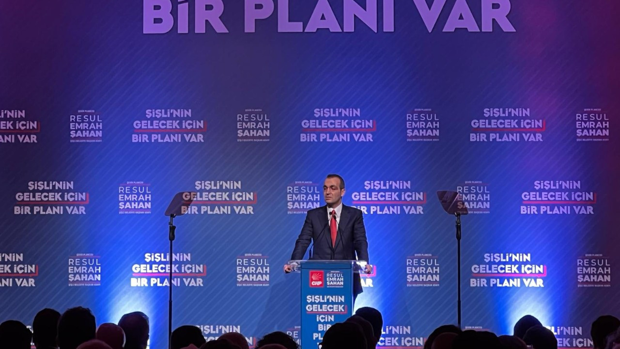 CHP Şişli Belediye Başkan Adayı Şahan, 147 projesini açıkladı