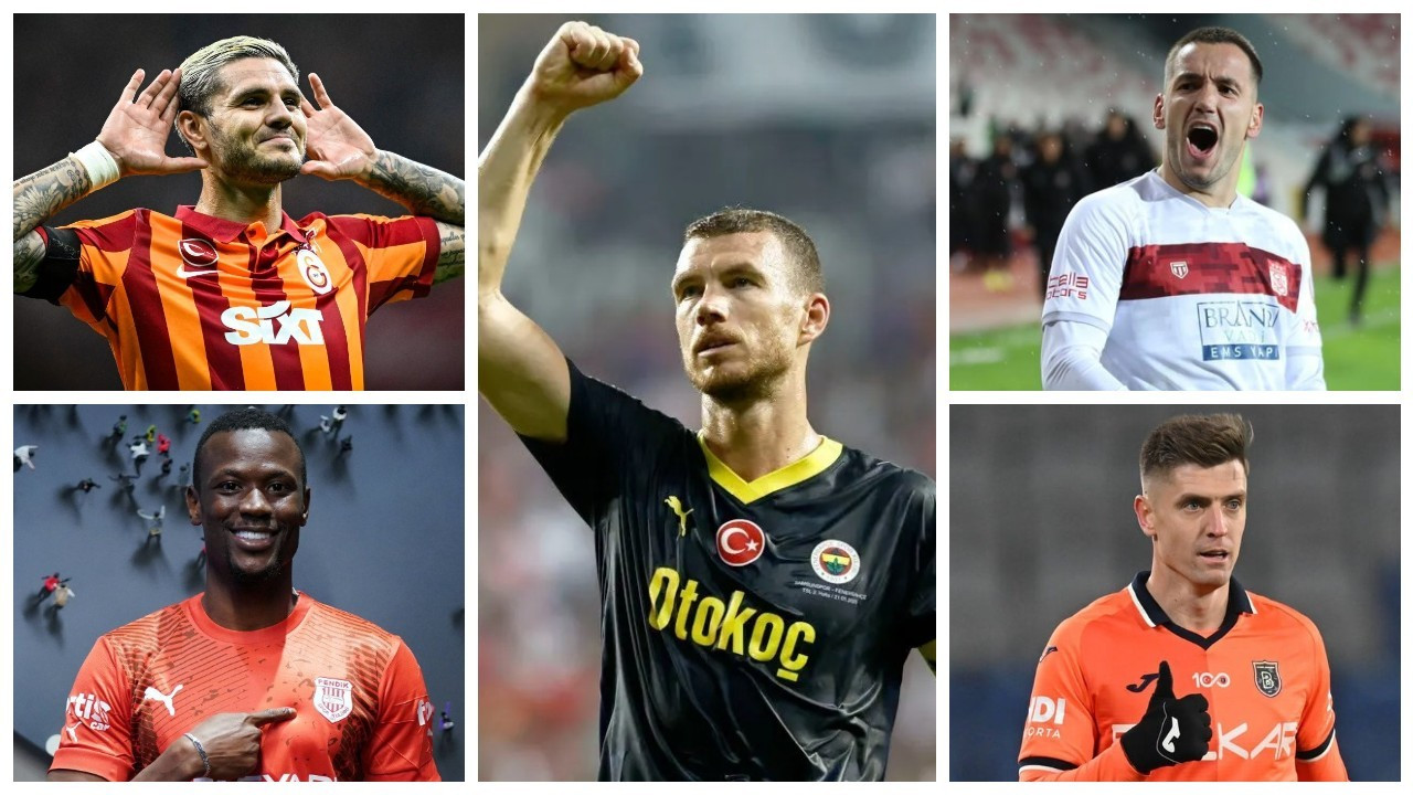 Süper Lig'de gol krallığı yarışında son durum: Zirvede fark açılıyor
