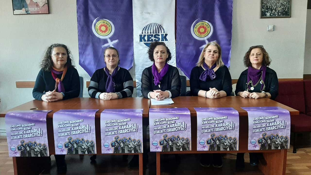 KESK Trabzon Kadın Meclisi: 'Eşitlik, özgürlük, laiklik için bir aradayız'