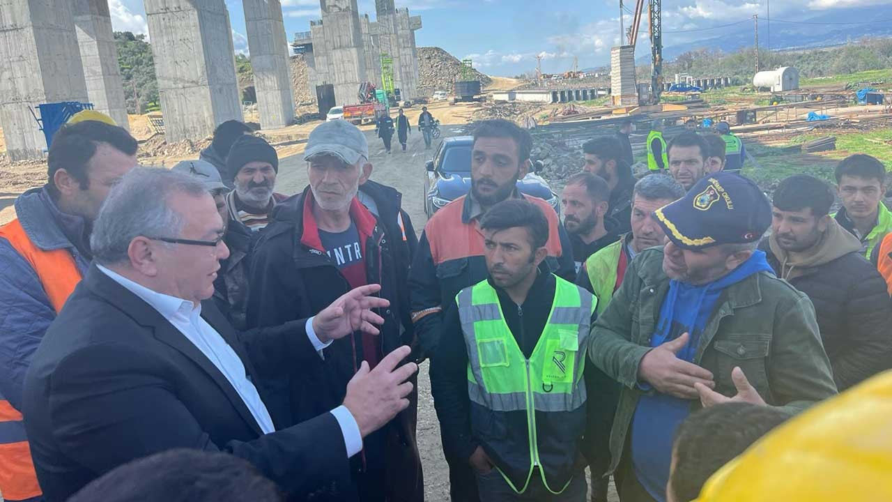 CHP'li Bülbül'den iş durduran yol işçilerine destek