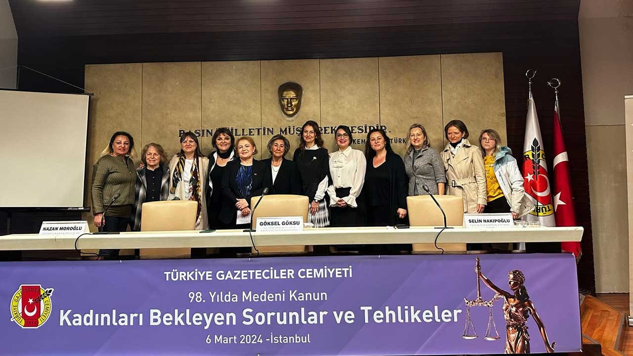 TGC Kadın Gazeteciler Komisyonu: 'Tüm kadınları Medeni Kanuna sahip çıkmaya çağırıyoruz'