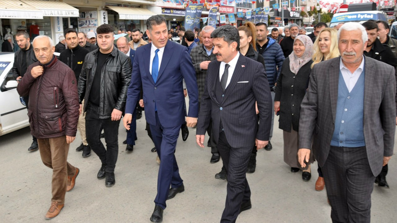 Sinan Oğan, İYİ Parti adayına destek istemek için Yozgat'a gitti