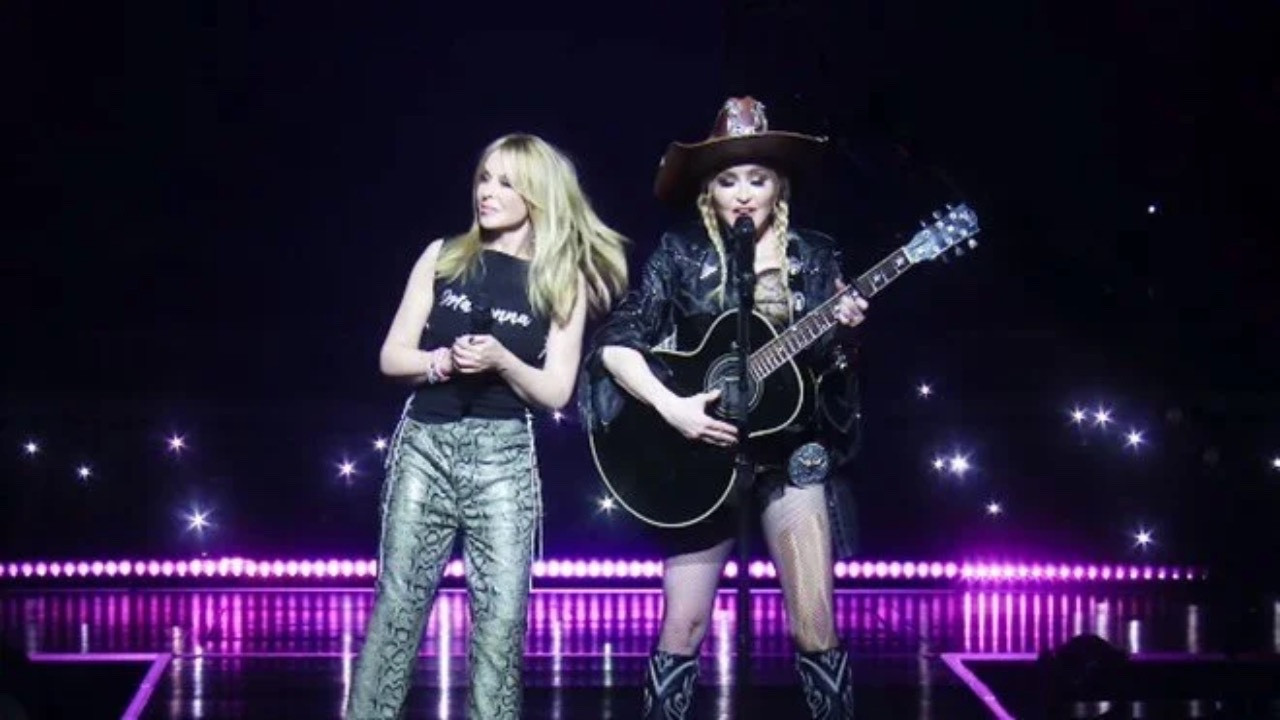 Madonna ve Minogue aynı sahnede: 'Kadınlar Günü daha iyi kutlanamazdı'
