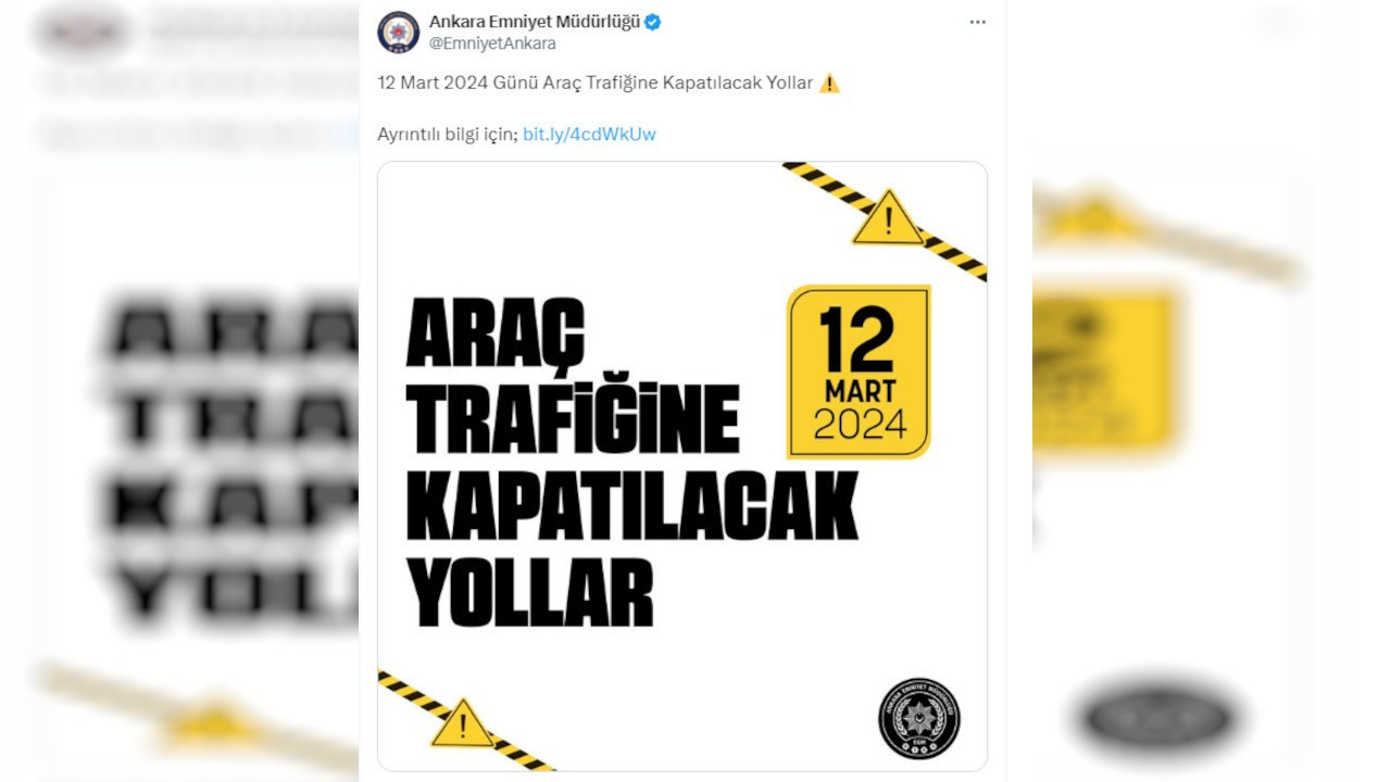 Ankara Emniyeti'nin 'trafik' linki yasaklı sanal bahis uyarısına çıktı